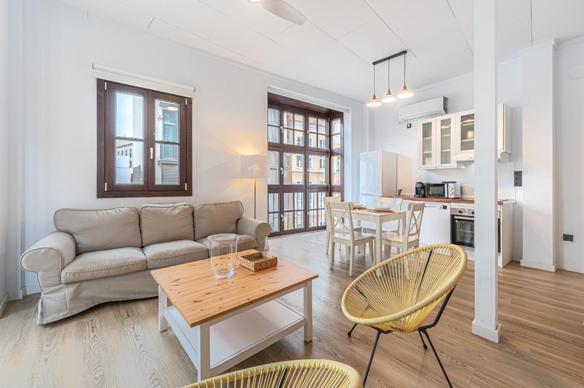 Appartement Dona Elvira Carreteria à Málaga Extérieur photo